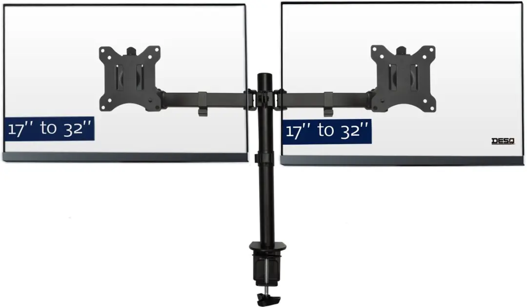 DESQ® Dubbele Monitorarm