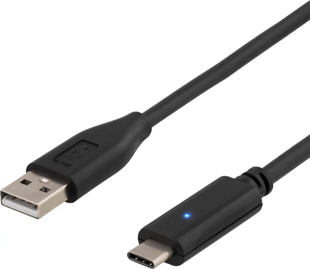 Deltaco USBC-1005 USB-C naar USB-A Kabel 480MBps