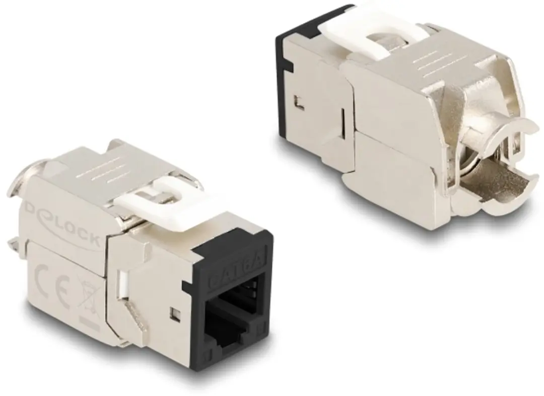 Delock Keystone RJ45 Cat.6A LSA Modul - 10 Stuks