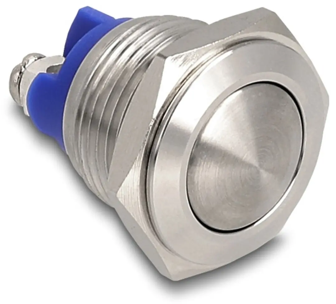 Delock Push Button 16mm 2x Schroefklem