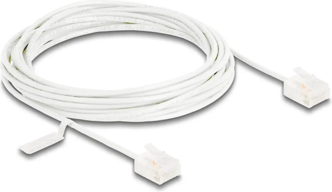 Delock Cat.6 UTP Netwerkkabel 5m - Wit
