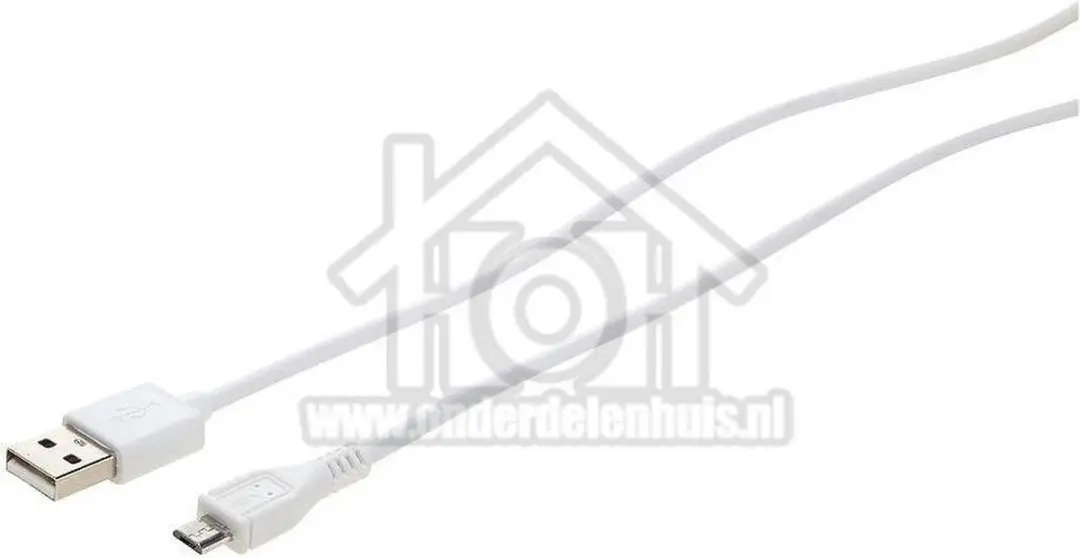 Duracell USB2.0 A naar Micro USB Kabel 2m - Wit - afbeelding 6 van 6