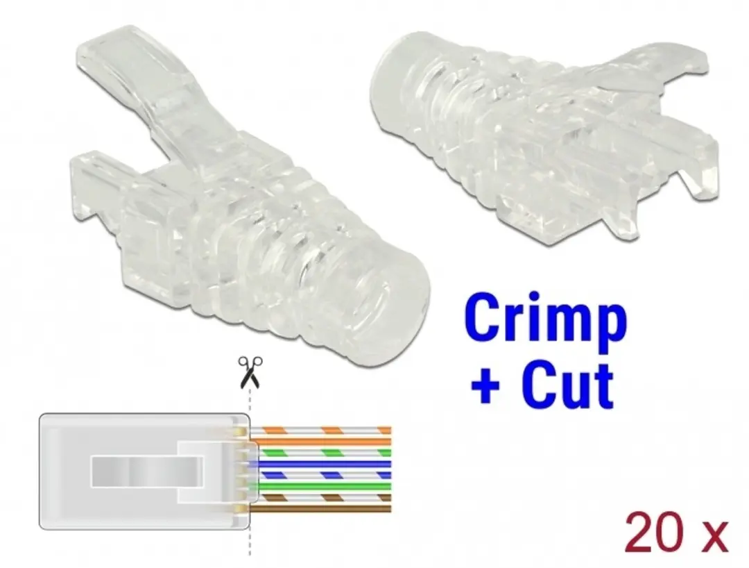 Delock Strain Relief Boot voor RJ45