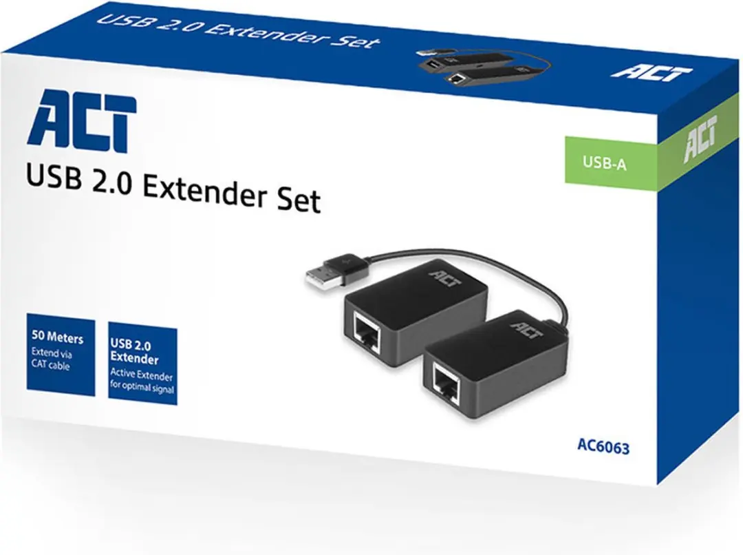 ACT USB Extender over UTP AC6063 - Zwart - afbeelding 6 van 6