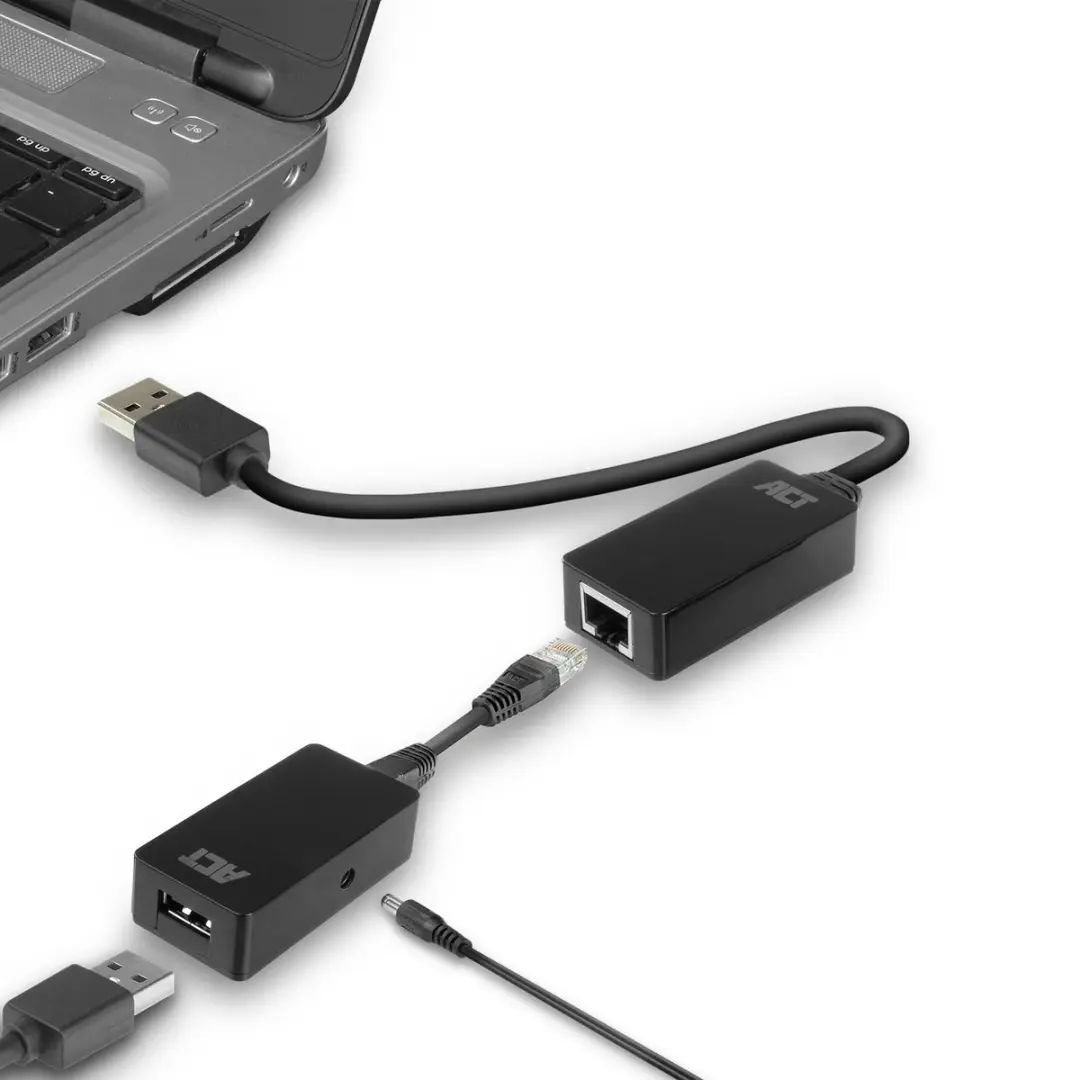 ACT USB Extender over UTP AC6063 - Zwart