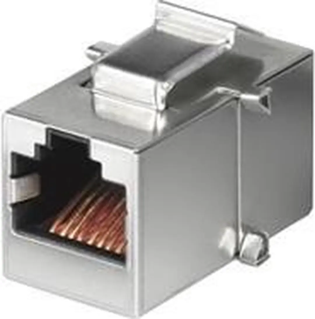 Goobay Keystone Module RJ45 Coupler CAT 5e STP
