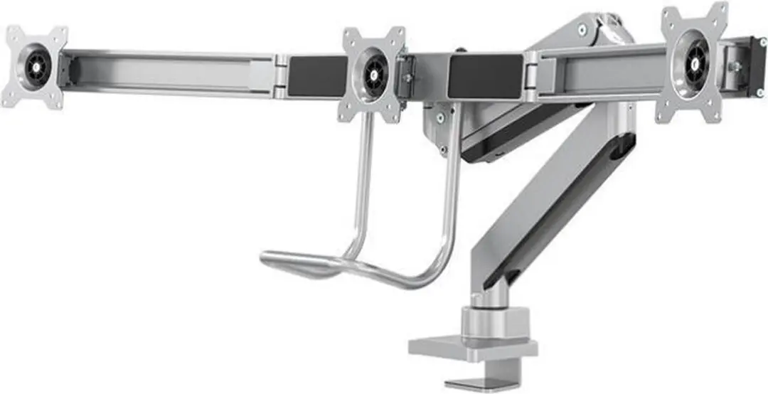 Neomounts NM-D775DX3SILVER Monitorarm 3 schermen - 17-27" - 3x 1-6kg