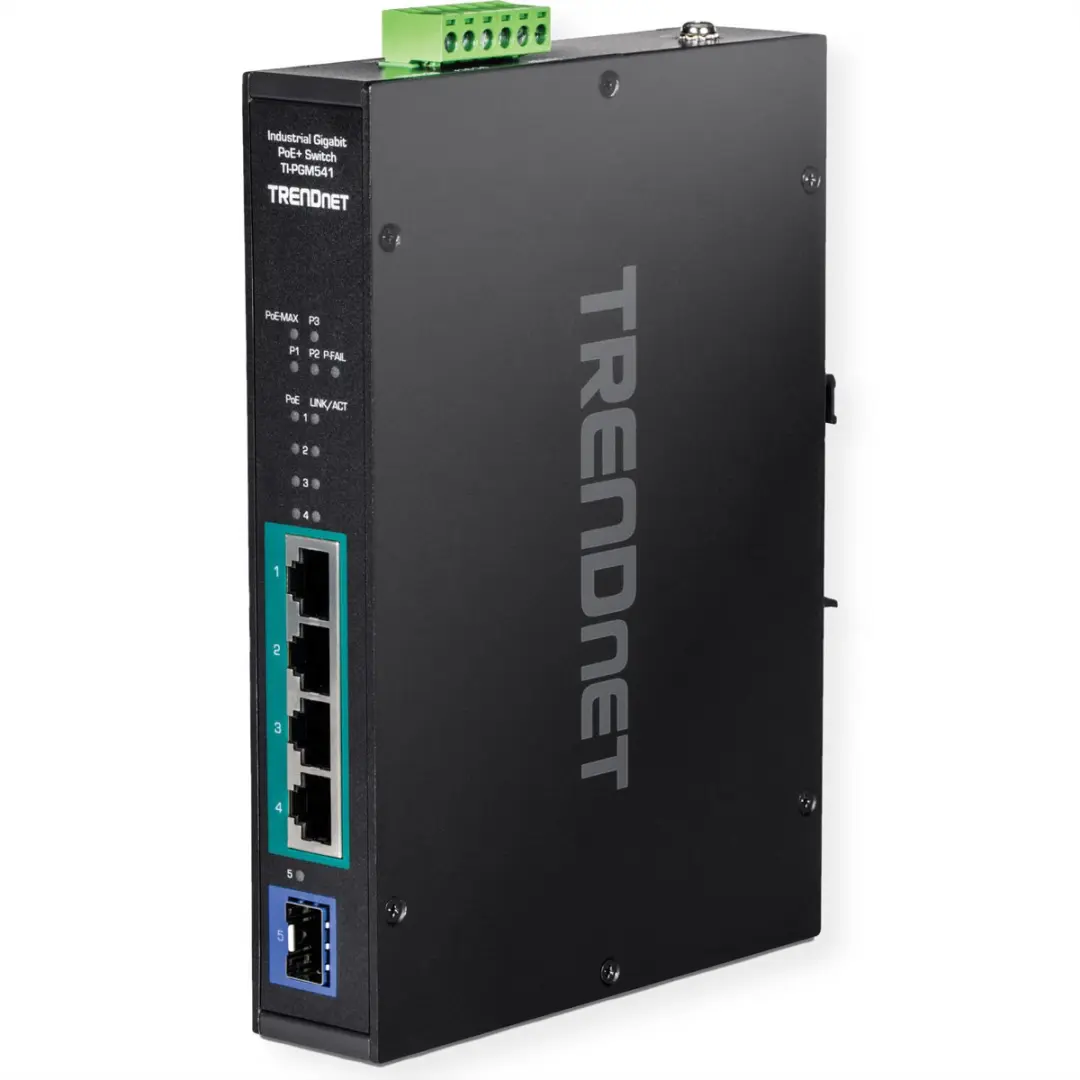 Trendnet TI-PGM541 Netwerkswitch 5-poorten PoE+
