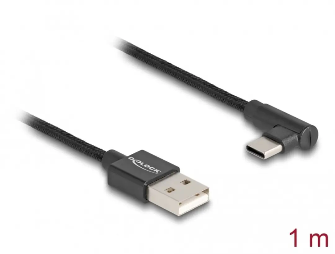 Delock USB 2.0 Kabel A-male naar C-male 1m