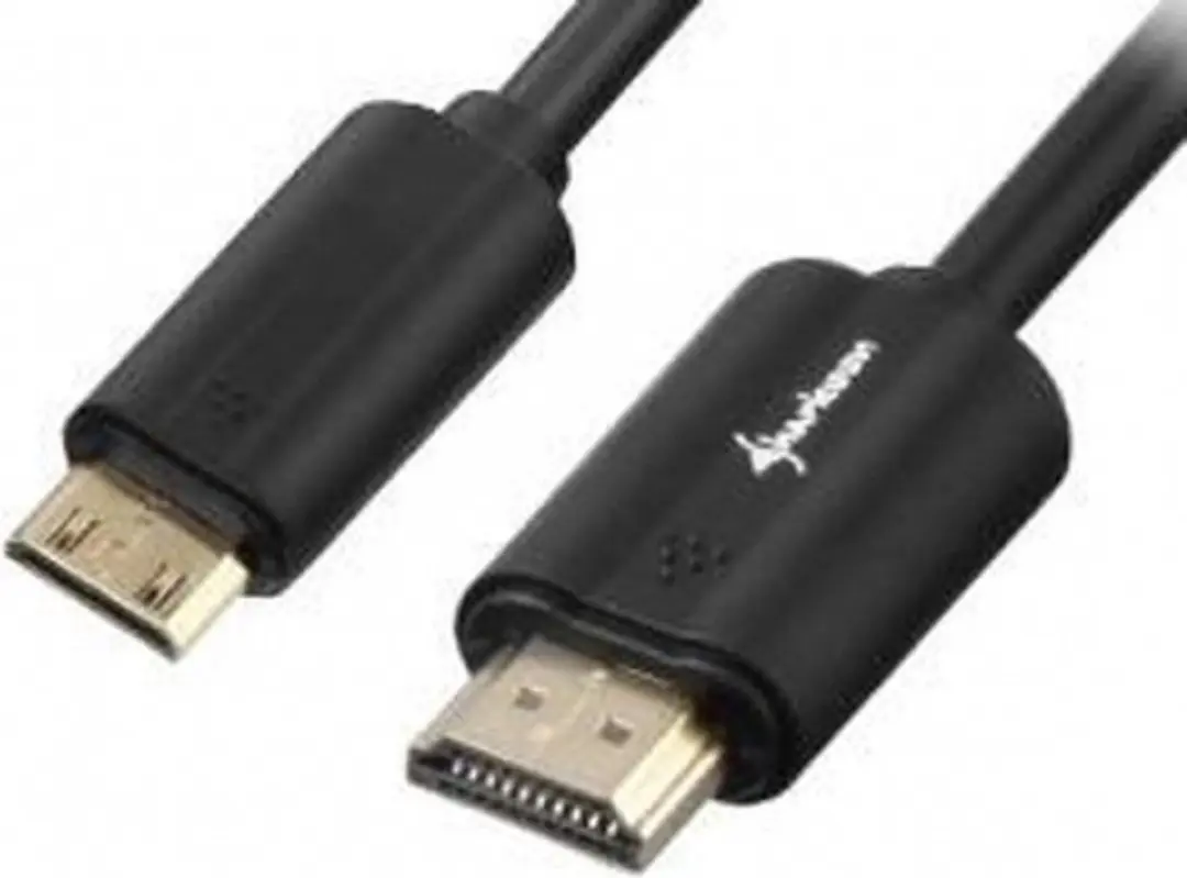Sharkoon HDMI naar Mini HDMI 2.0 Kabel 3M - Zwart