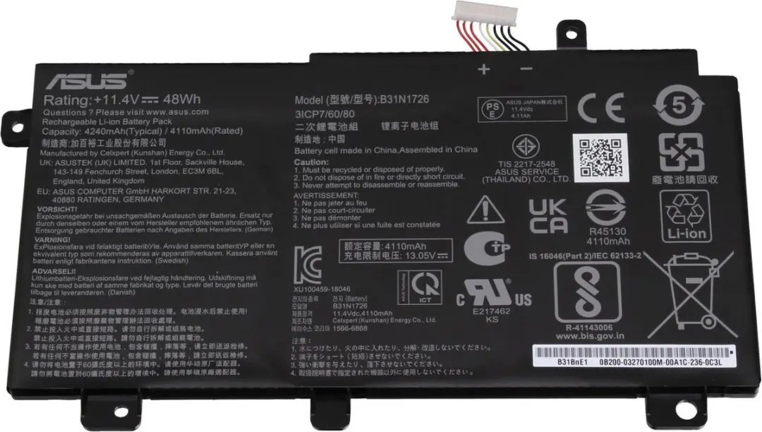 Asus 0B200-02910000 Batterij - 48Wh