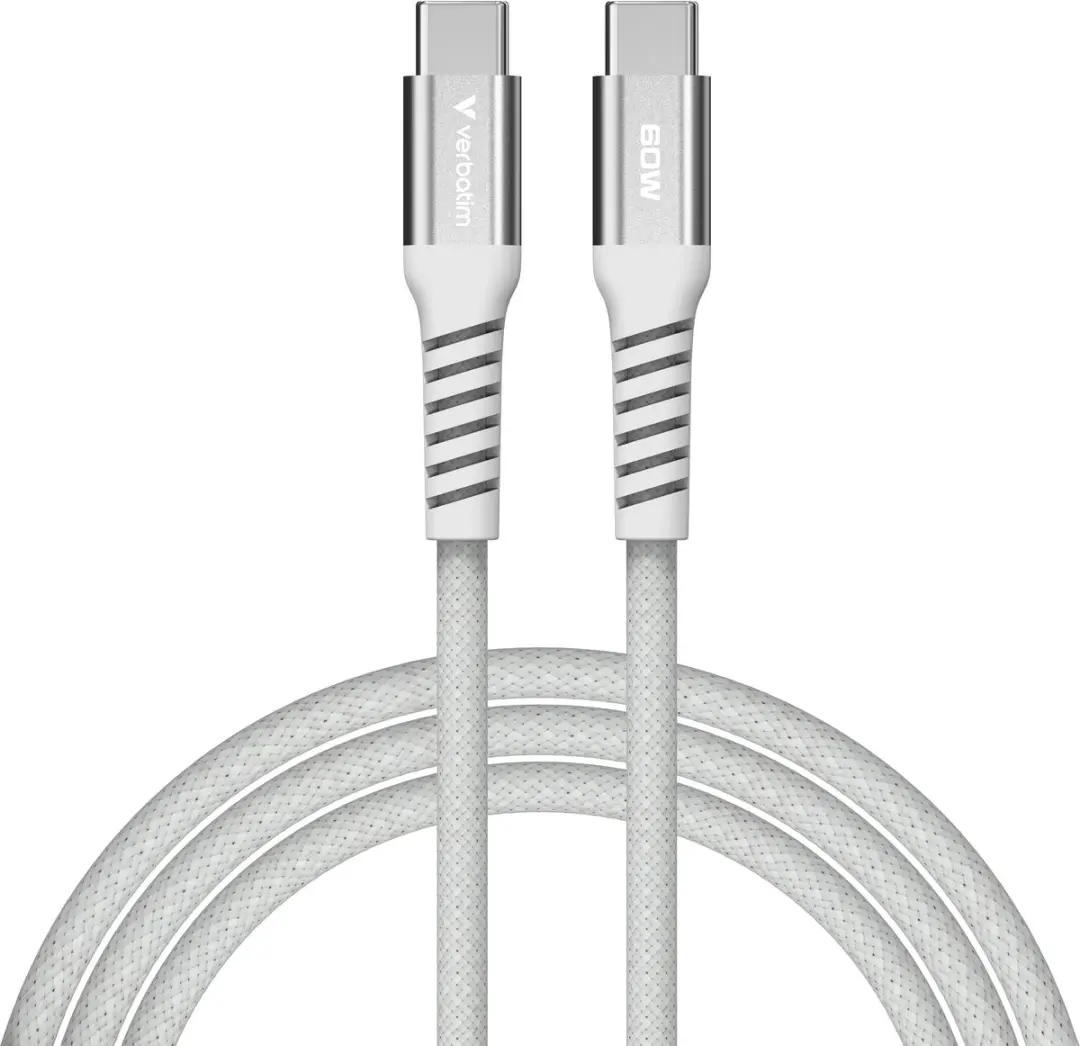 Verbatim USB-C Kabel 60W Power Delivery 1,2m - Transparant