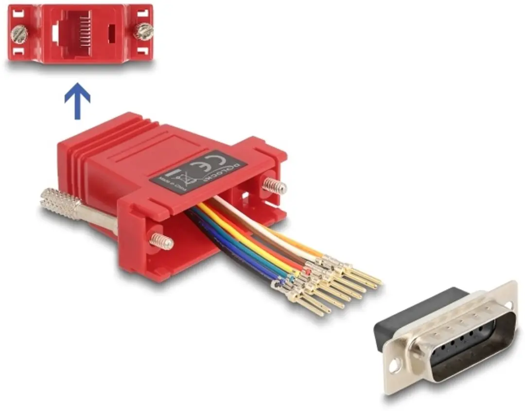 Delock D-Sub 15 naar RJ45 Adapterkit