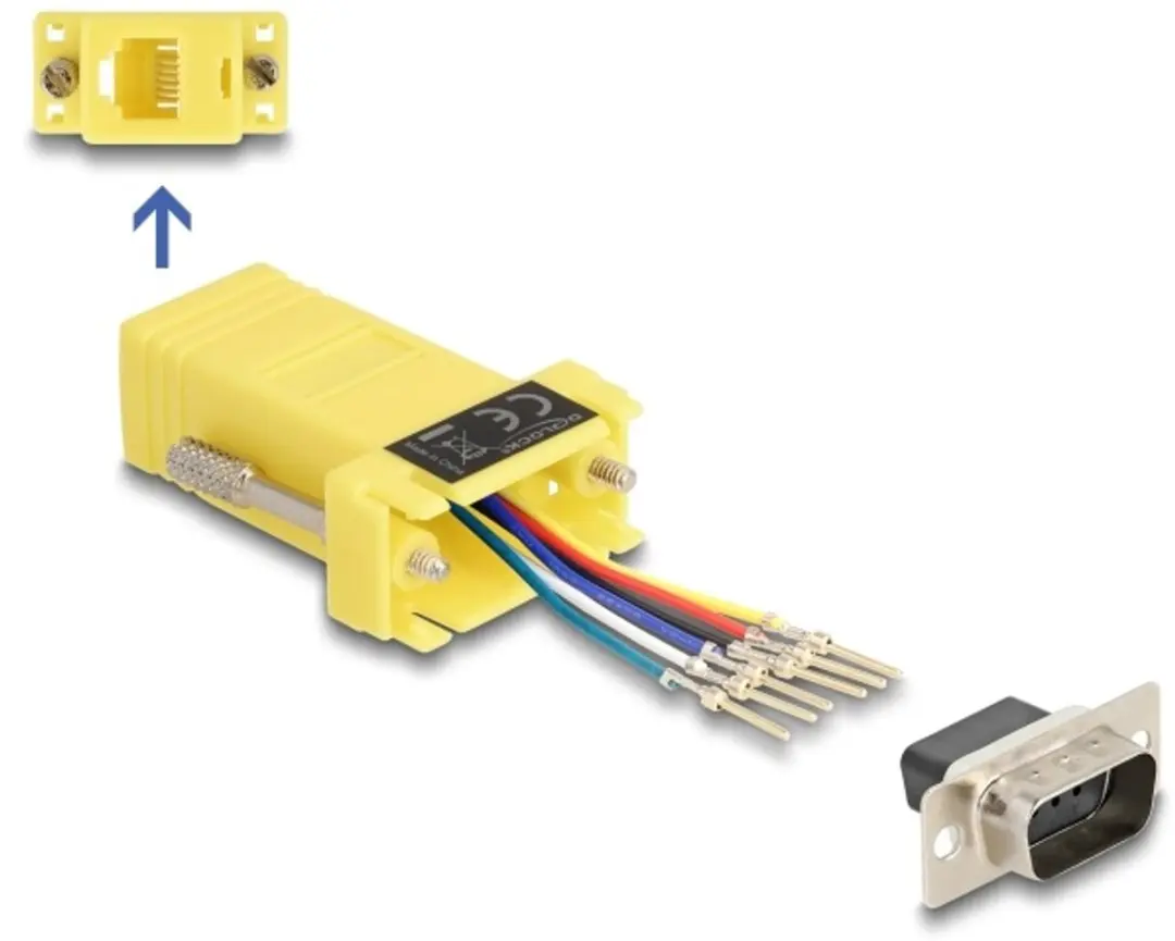Delock D-Sub 9 Pin naar RJ12 Adapter