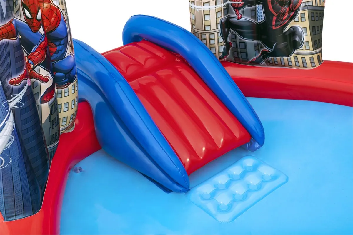 Bestway Spider-Man Kinderzwembad 211x206cm - Blauw/Rood - afbeelding 6 van 6