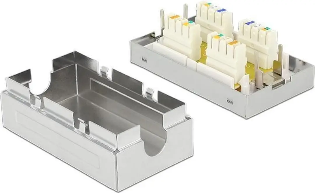 Delock OKS-05373 Netwerkverbinder CAT6 F/UTP S/FTP - Grijs