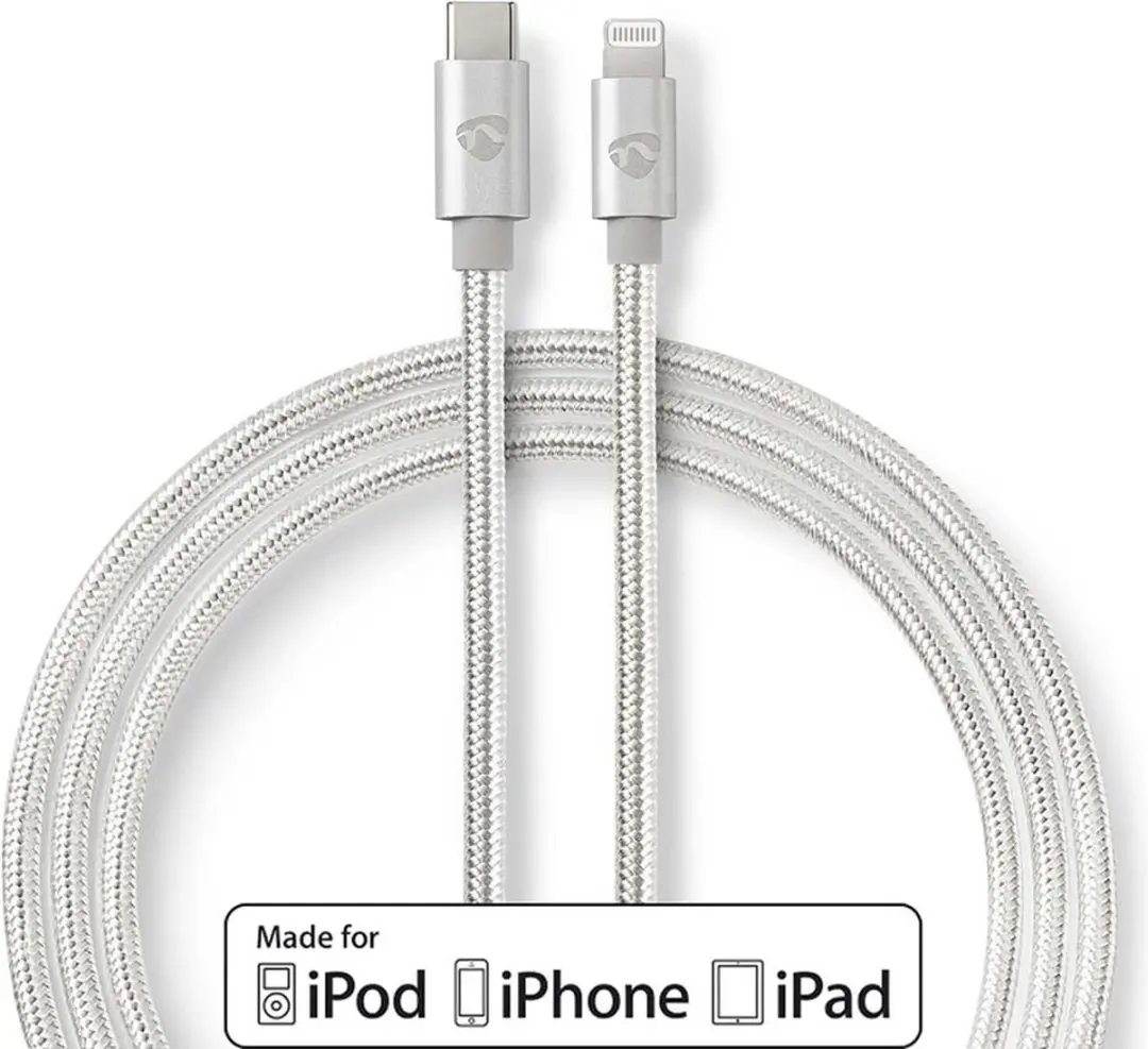 Nedis Lightning Kabel USB-C naar Lightning 2m - Verguld