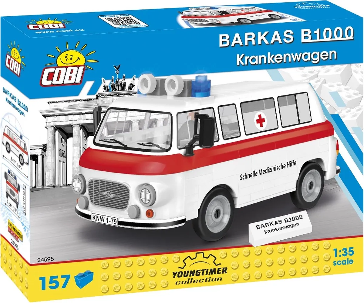 Cobi Barkas B1000 Ziekenauto 157-delig