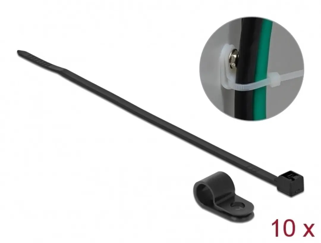 Delock Tie-wraps 18866 - 250x3,6mm - 20 Stuks (2x10) - UV-bestendig
