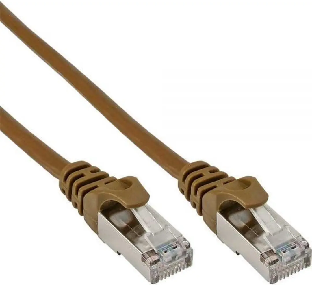 InLine Patchkabel SF/UTP Cat.5e 5m - Bruin