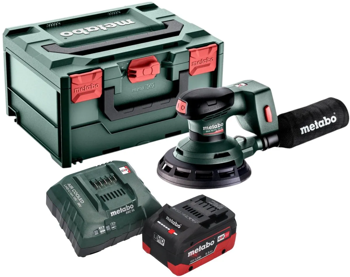 Metabo SXA 18 LTX 150 BL Accuschuurmachine