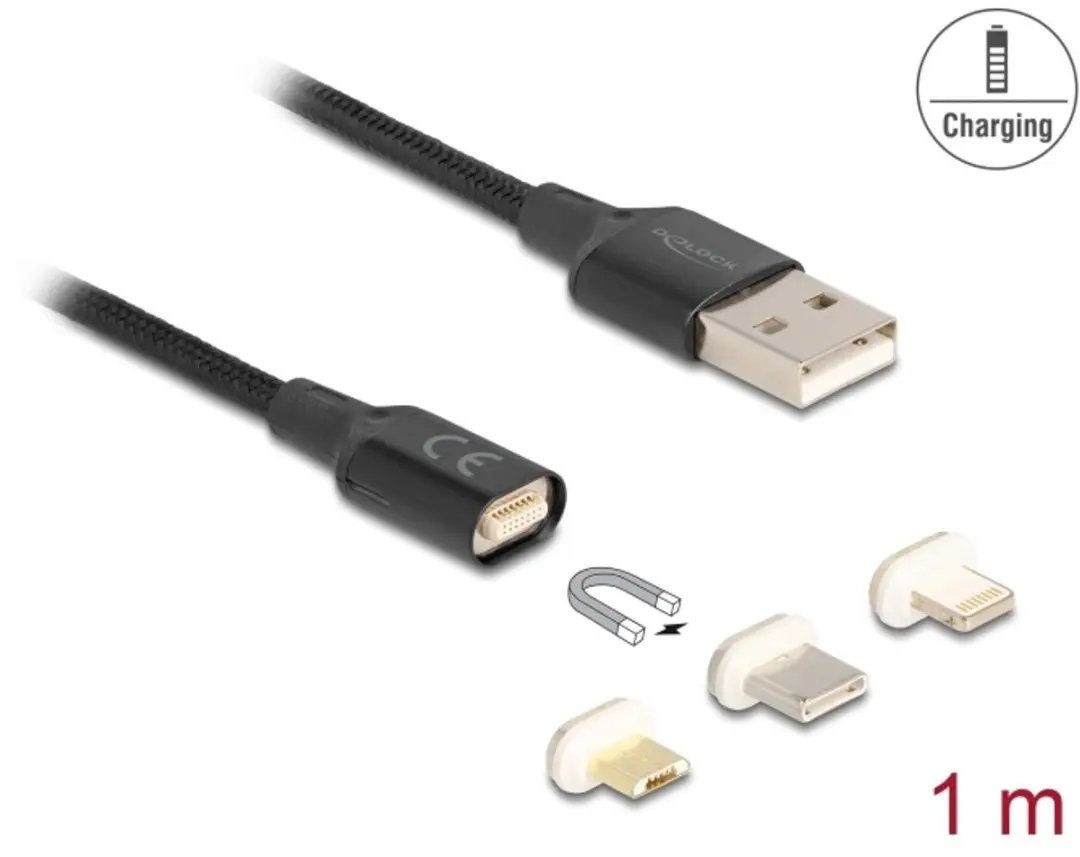 Delock Magnetic USB Oplader Set 88165