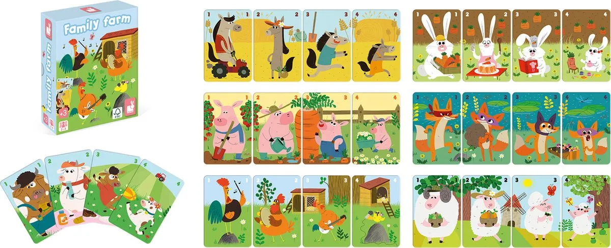 Janod Familie Boerderij Kwartet
