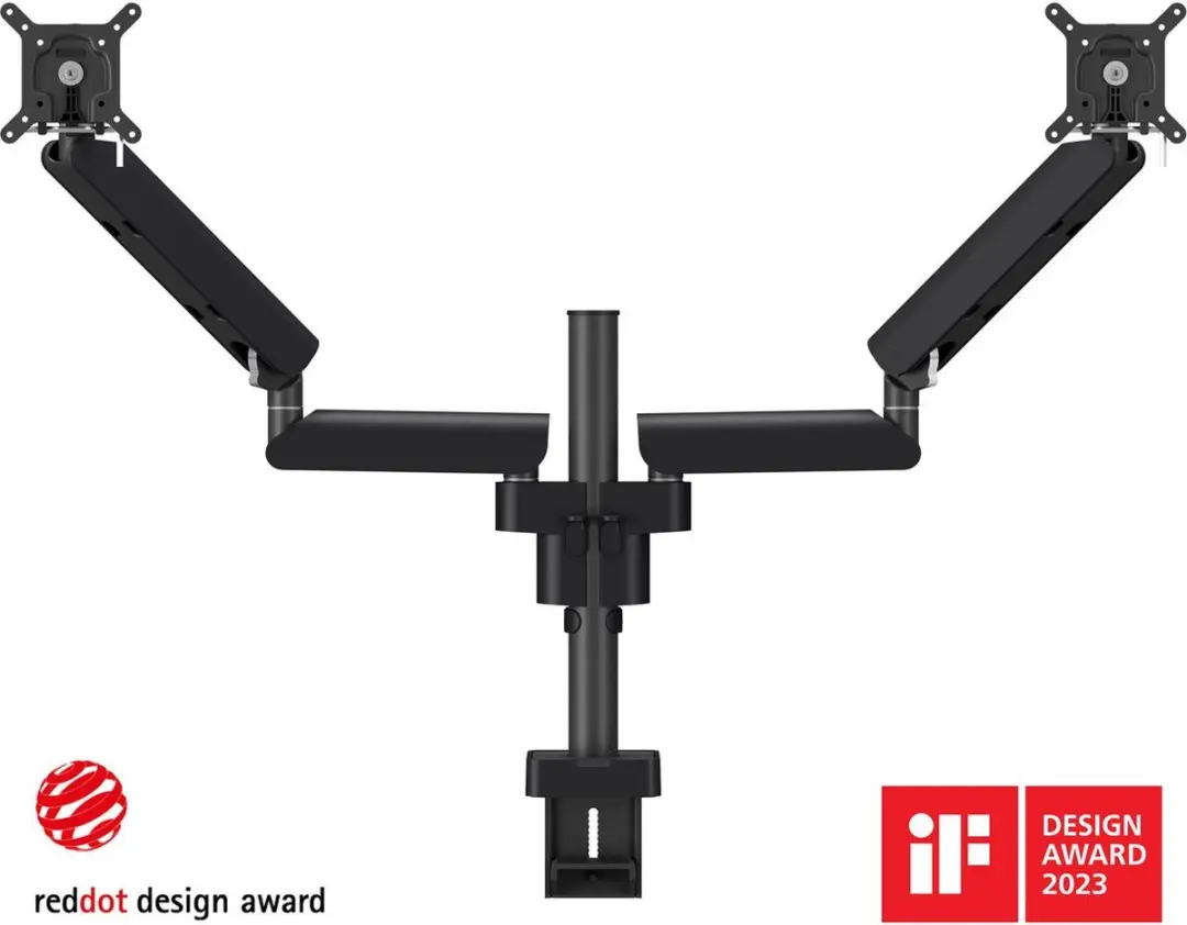 Vogel's MOMO 4237 Monitorarm Motion Plus - 2 Monitoren - Zwart