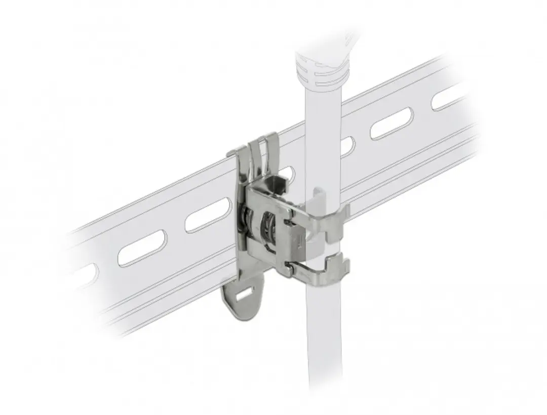 Delock Shield Clamp voor DIN-rail