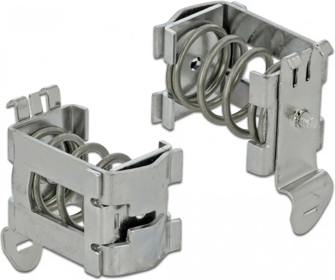 Delock Shield Clamp voor DIN-rail - 10-20mm - Zilver