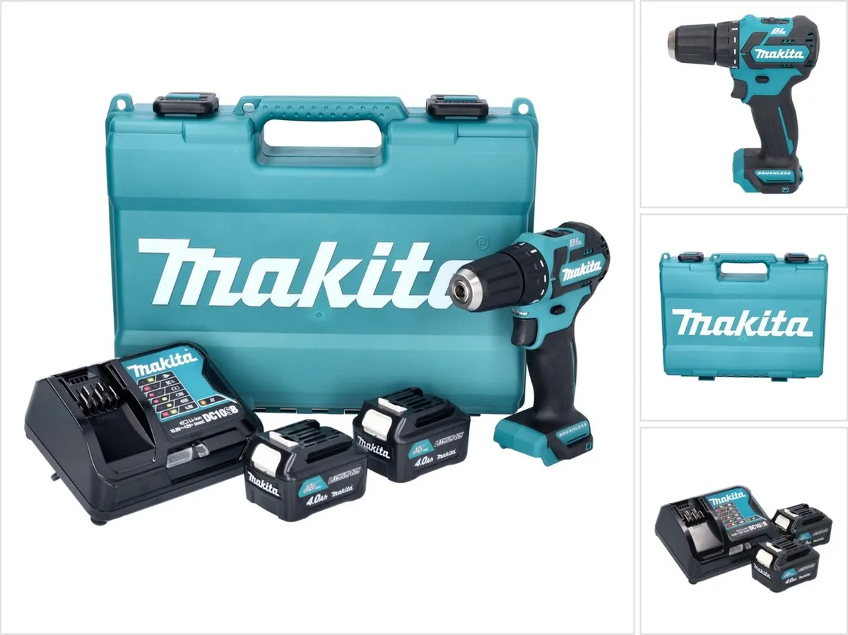 Makita DF332DSME Boor-schroefmachine - 2x accu 10,8V - 28mm hout/10mm metaal - afbeelding 2 van 6