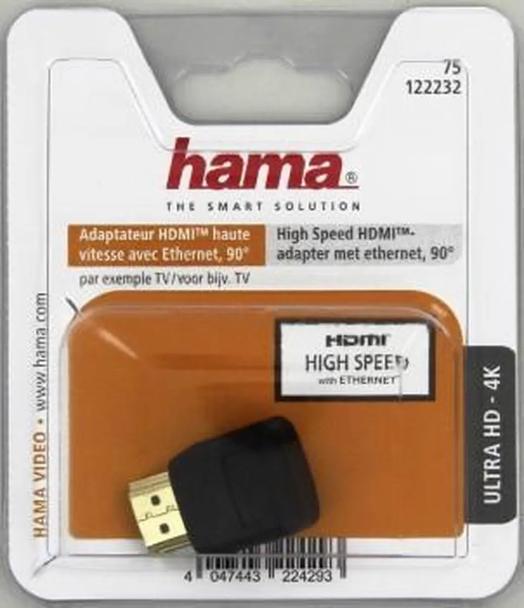 Hama HDMI-adapter 90° - 75122232