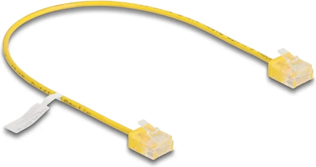 Delock RJ45 Cat.6 UTP Kabel 0,3m - Geel