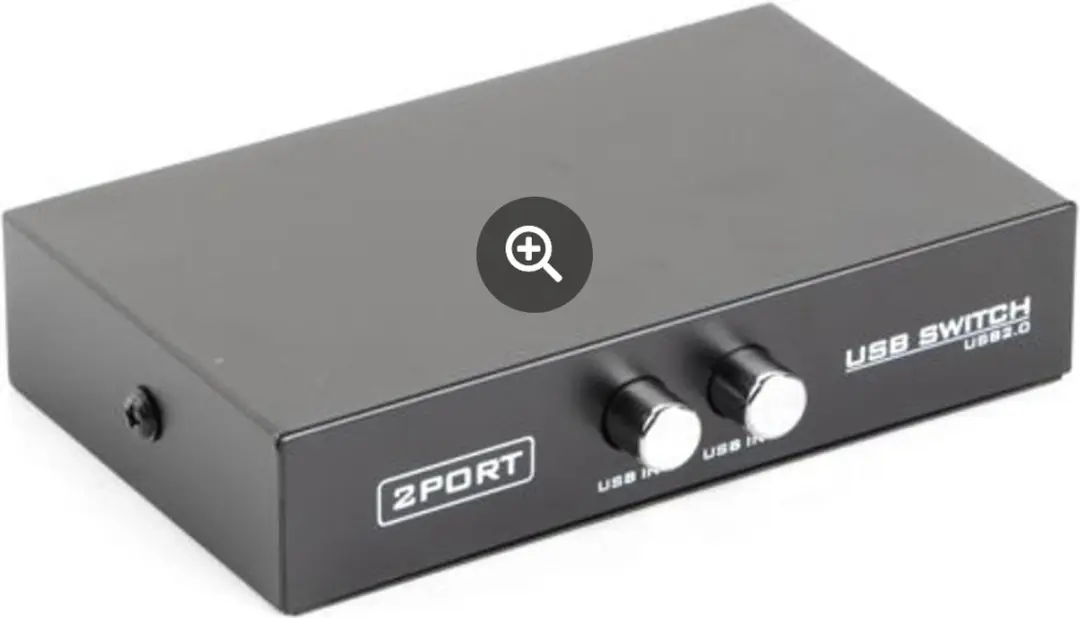 Gembird DSU-21 2-poorts USB Switch - Wit