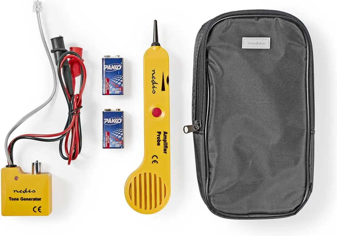 Nedis NWTG100YE Kabeltester - Toongenerator - Geel