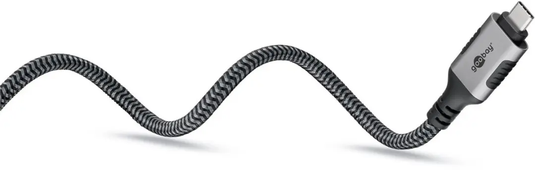 Goobay USB-C naar RJ45 CAT6 LAN Kabel 7,5m - Zwart