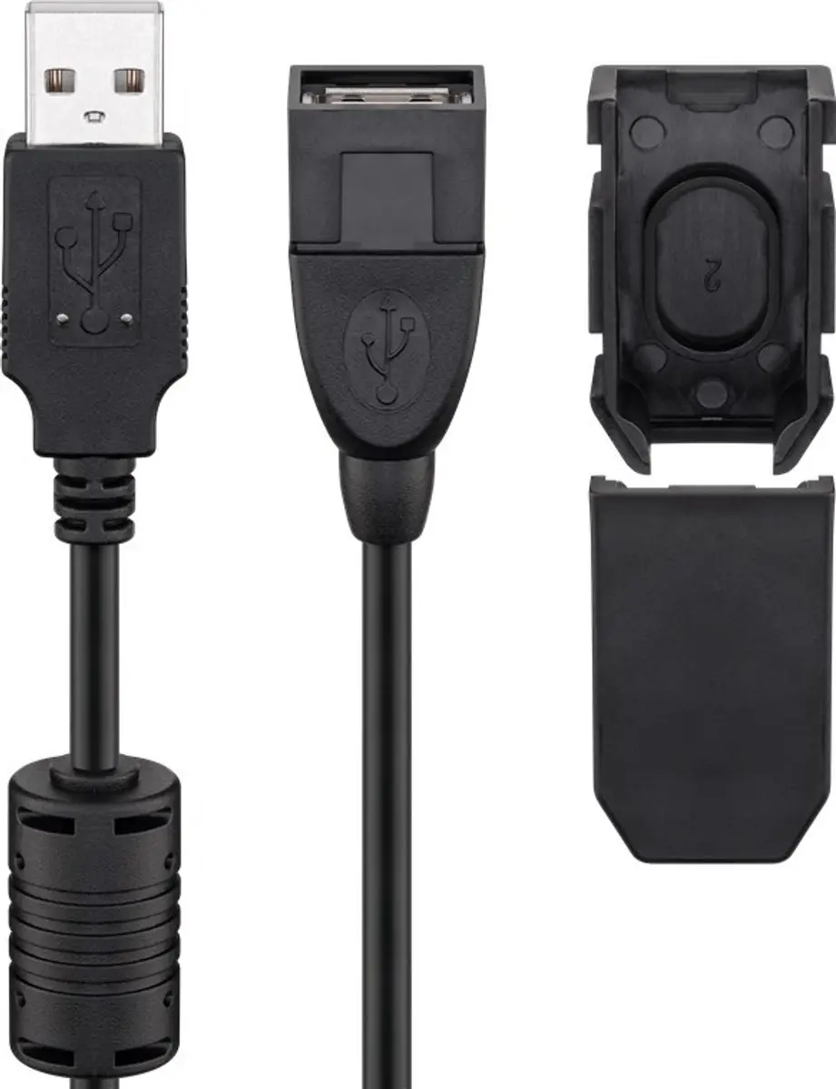 Goobay USB 2.0 Hi-Speed Verlengkabel 2m