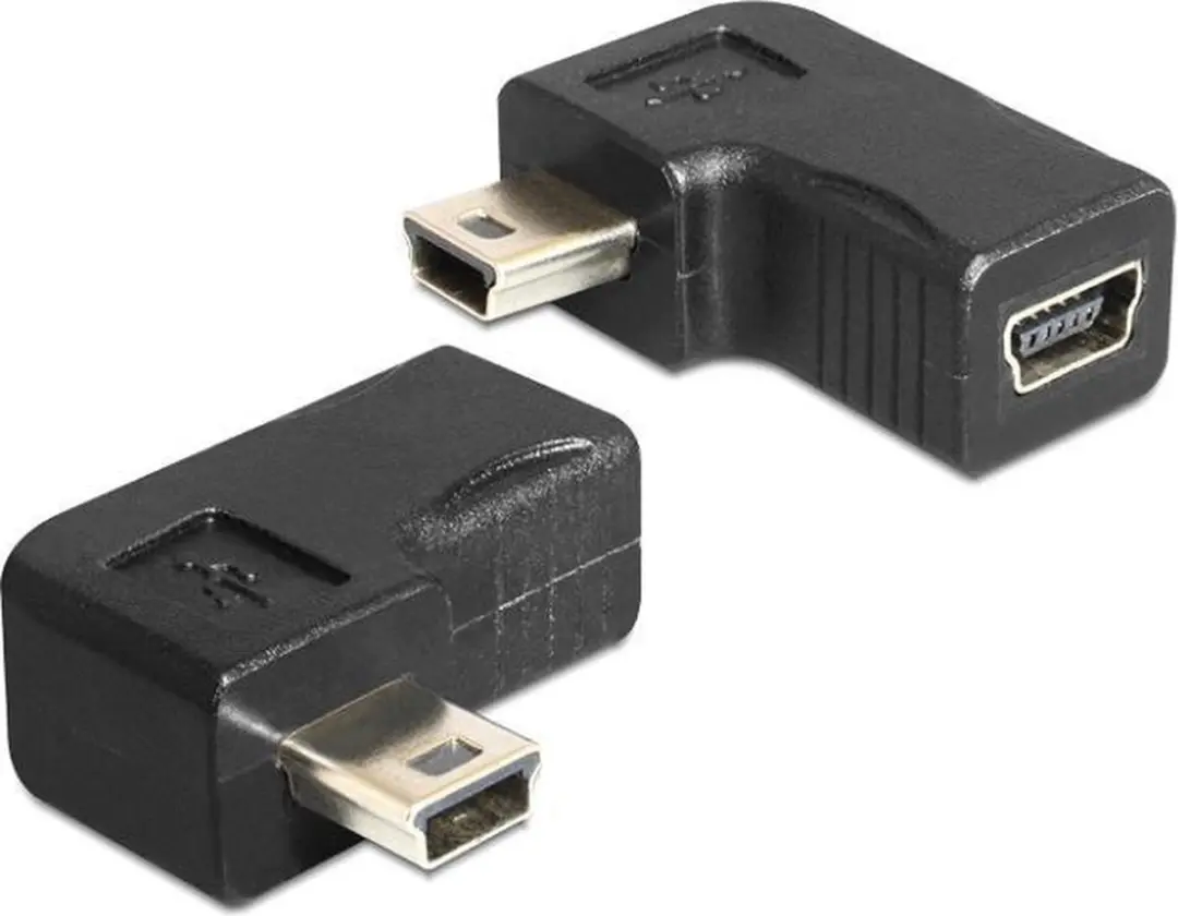 Delock USB Mini B Haakse Adapter