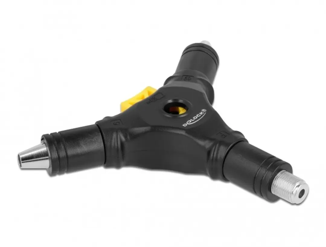 Delock 4-in-1 Installatietool voor F-connectors