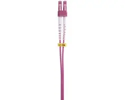 Renkforce RF-4942830 Glasvezelkabel 1.00m - LC/LC - 50/125µ Purper-rood