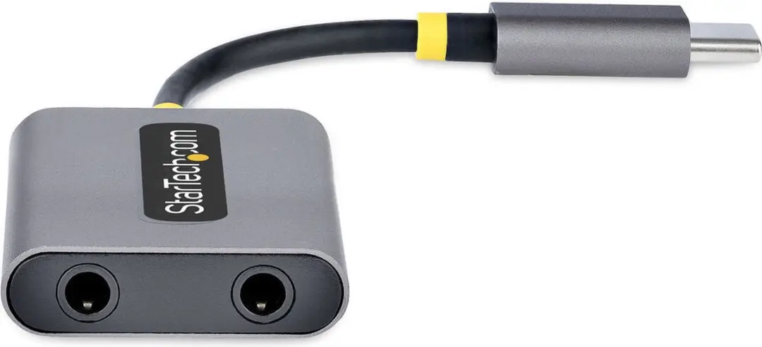 Startech USBC-AUDIO-SPLITTER USB-C Audio Splitter - Metaal