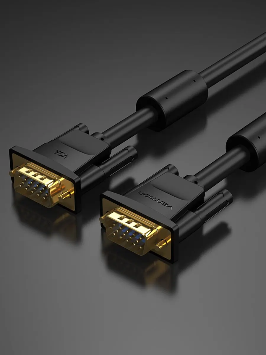 Vention VGA Kabel 1080P 2m - Zwart - afbeelding 6 van 6