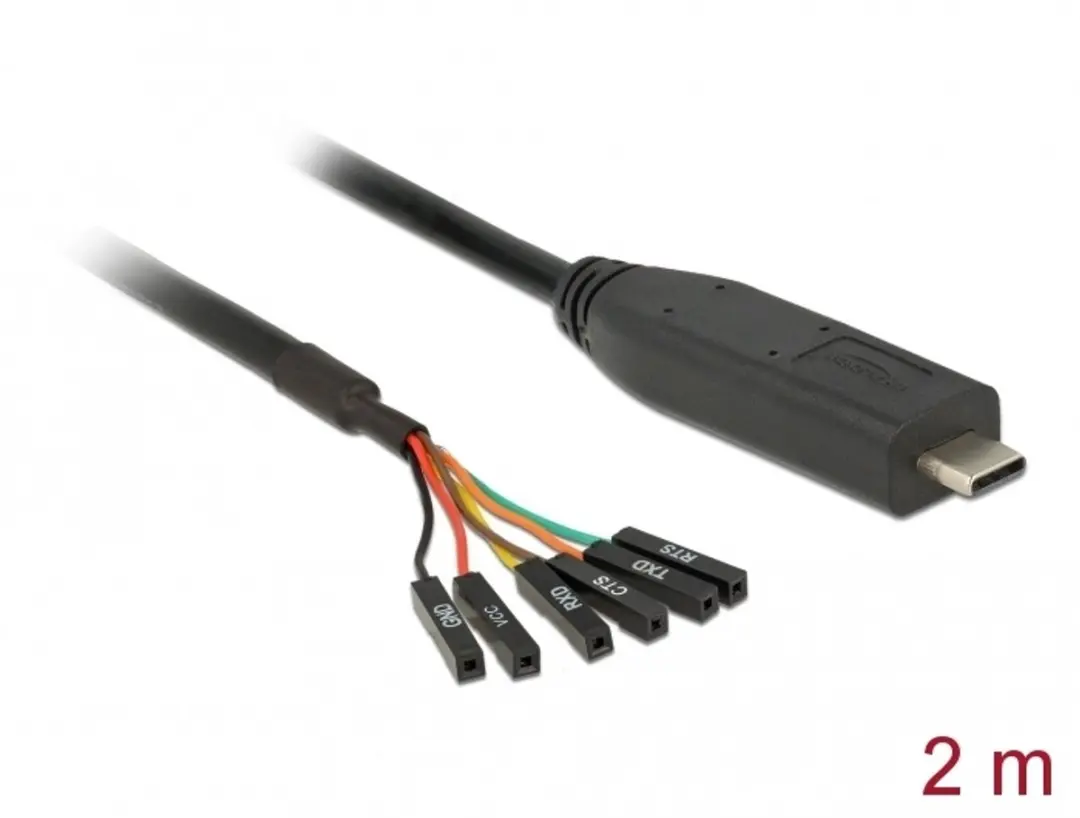 Delock USB Type-C naar LVTTL 3.3V 6-pin Header Kabel