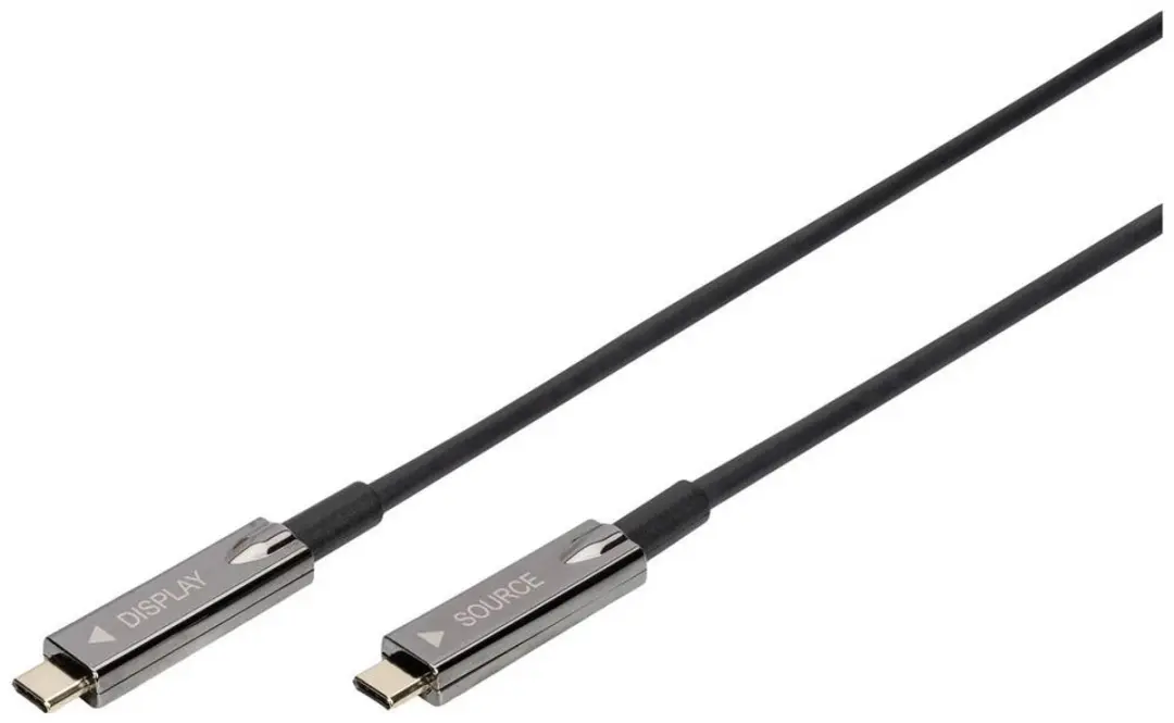 Digitus AK-330160-150-S USB-C Kabel 15m - USB 3.2 Gen2 - Zwart