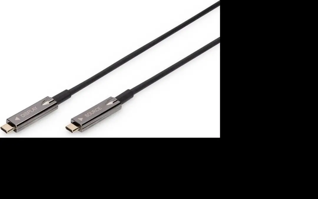 Digitus AK-330160-150-S USB-C Kabel 15m - USB 3.2 Gen2 - Zwart
