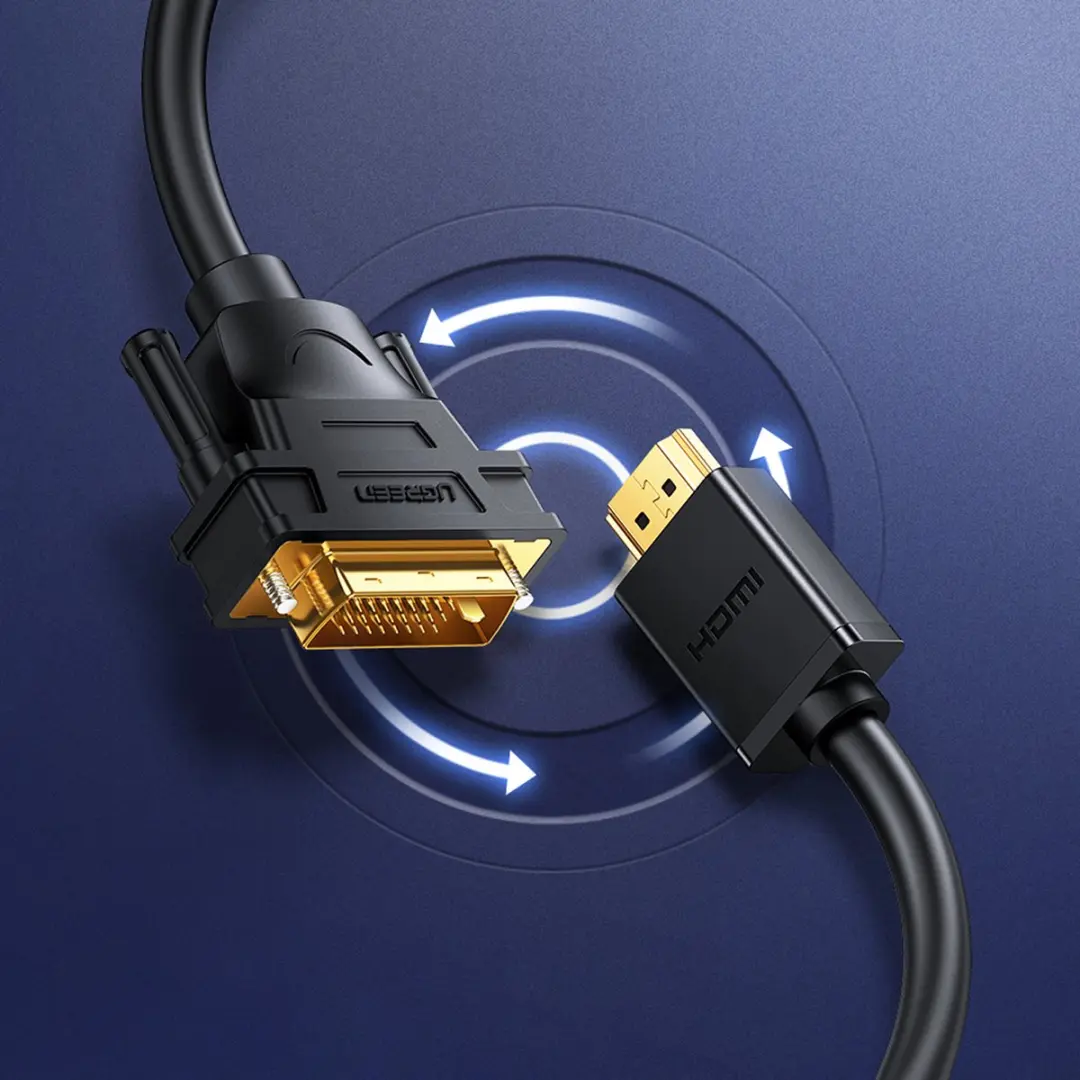 Ugreen HDMI/DVI Kabel 2m - Zwart