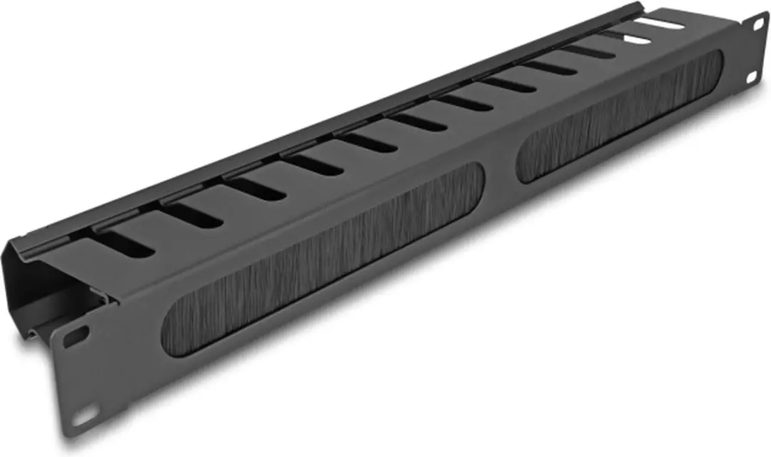 Delock 19" Kabelmanagement Routingpaneel 1U - Zwart
