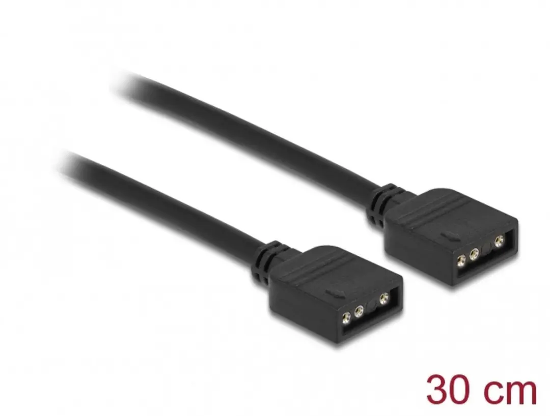 Delock RGB-ARGB Kabel 3-pin 5V 30cm