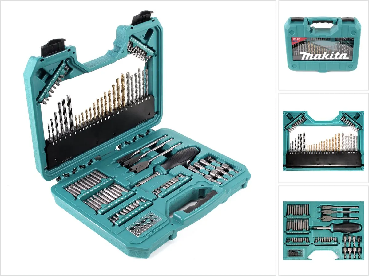 Makita P-90364 Boor/schroefbitset 105-delig