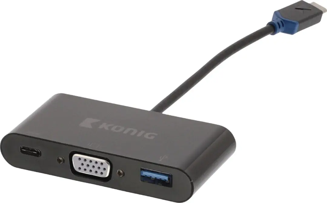 Konig KNC64760E02 USB-C naar VGA Adapter